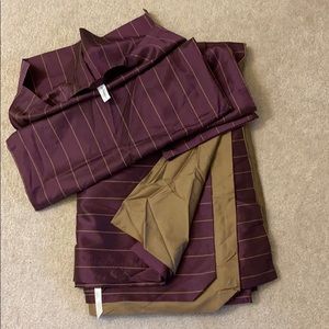 Jim Thompson silk king duvet and pillow shams